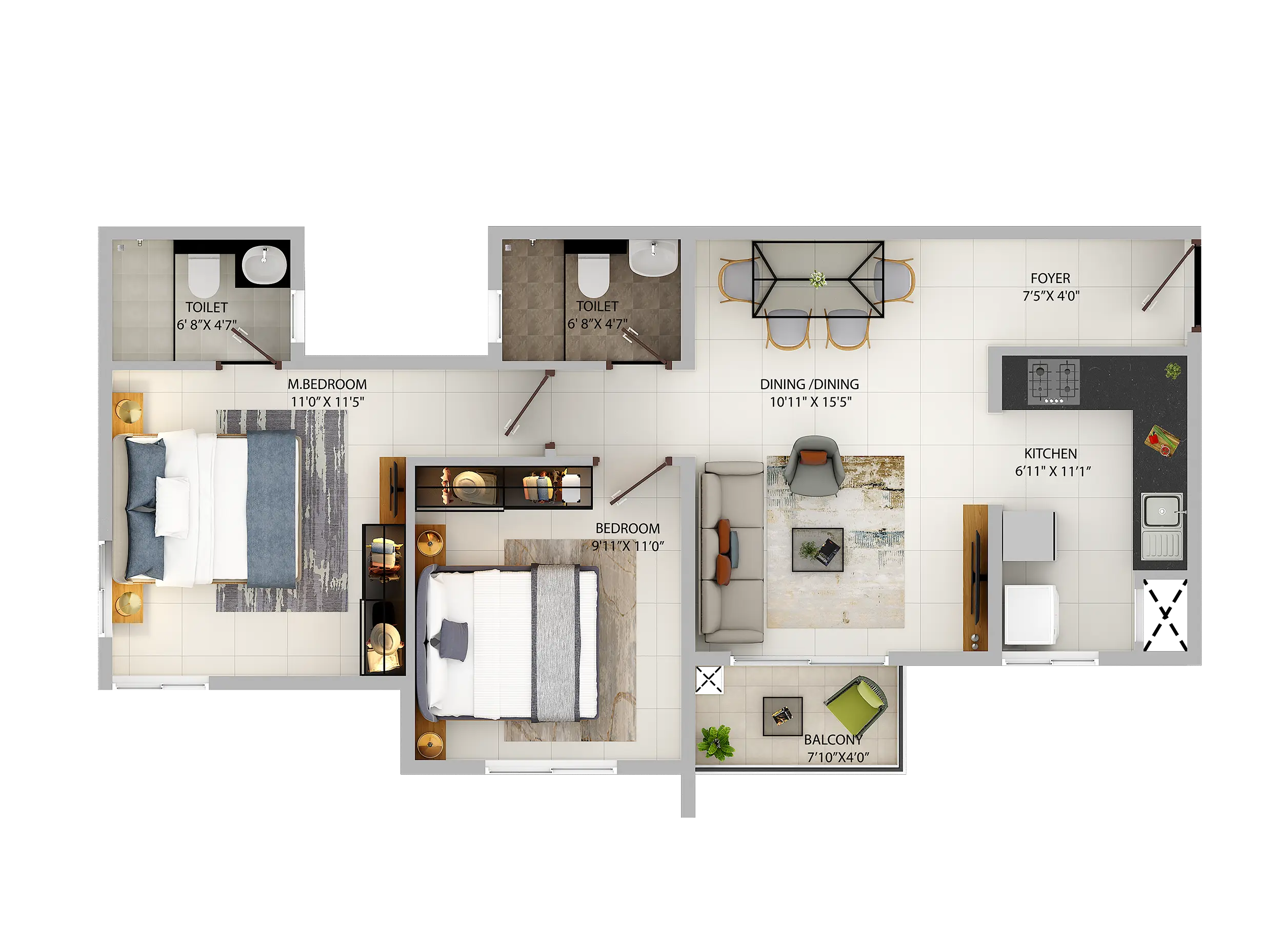 2 BHK